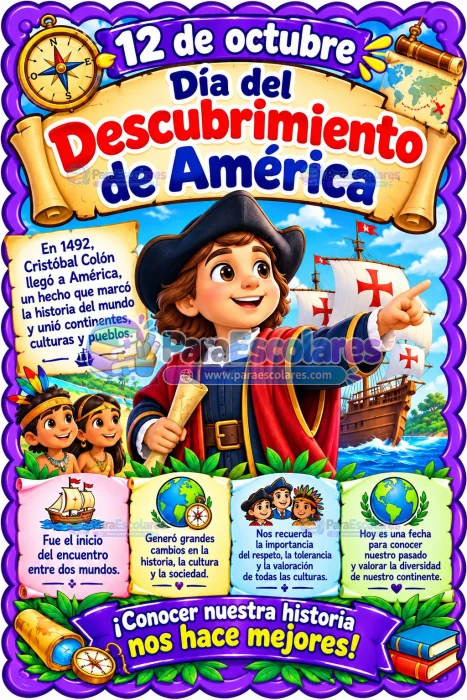Dia del descubrimiento de America 12 de Octubre
